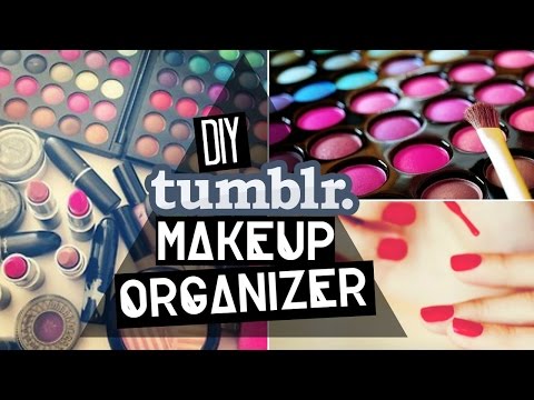 DIY Makeup Organizer I Tumblr Inspired