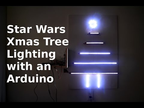 DIY Making a Christmas Tree w/ an Arduino - Star Wars Lighting Pattern