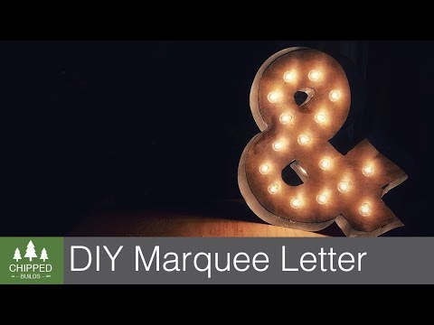 DIY Marquee Sign || How To