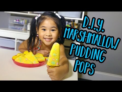 DIY Marshmallow Pudding Pops | Yummy Popsicle Recipe