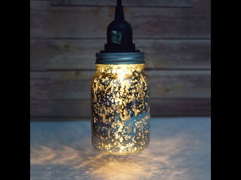 DIY Mason Jar Pendant Light Kit
