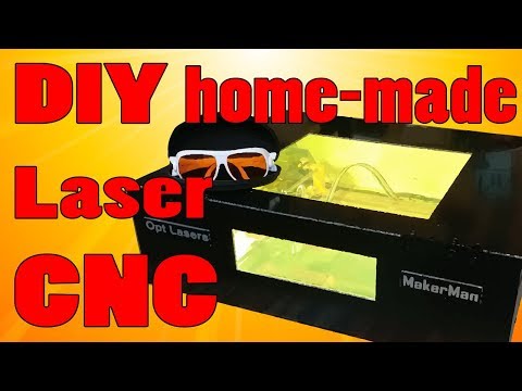 DIY Metal engraving 6watts Laser CNC | OPT Lasers | MakerMan