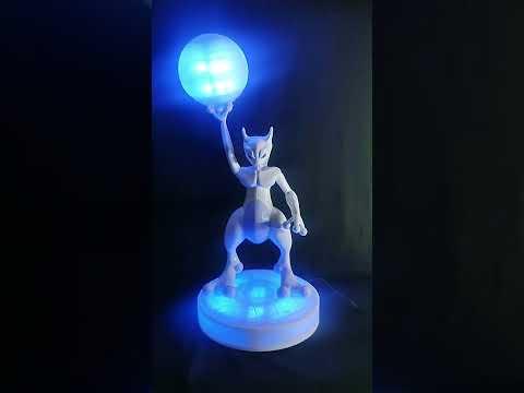 DIY Mewtwo Table Lamp