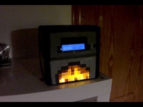 DIY Minecraft Furnace Clock w/Arduino