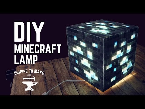 DIY Minecraft Lamp