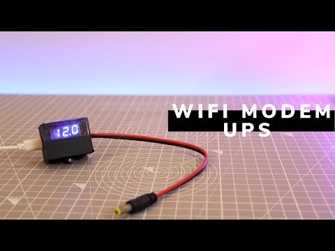 DIY Mini UPS for Wifi Router