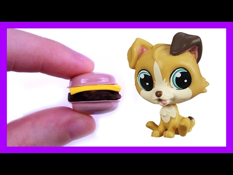 DIY Miniature Burger - DIY LPS Crafts &amp;amp; Doll Crafts