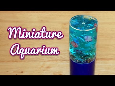 DIY Miniature Dollhouse Aquarium Fish Tank - Dolls, Barbie, Dollhouse, MLP, LPS Crafts &amp;amp; Stuff