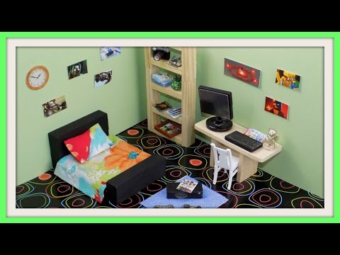 DIY Miniature Dollhouse Bedroom