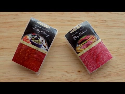 DIY Miniature Dollhouse Meat Groceries - Dolls, Barbie, MLP, LPS Crafts &amp;amp; Stuff