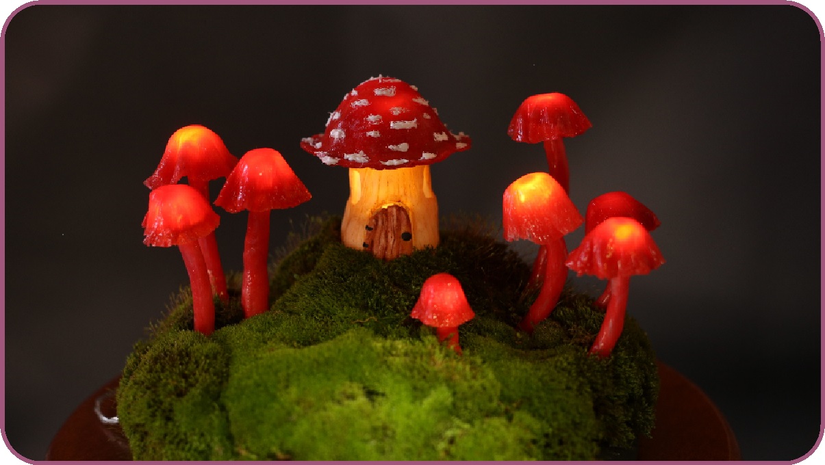 DIY Miniature Fairy Garden with Magic Mushroom Lights and House.jpg