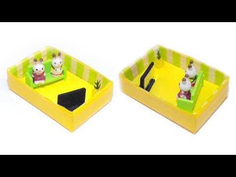 DIY Miniature Matchbox Dollhouse Living Room