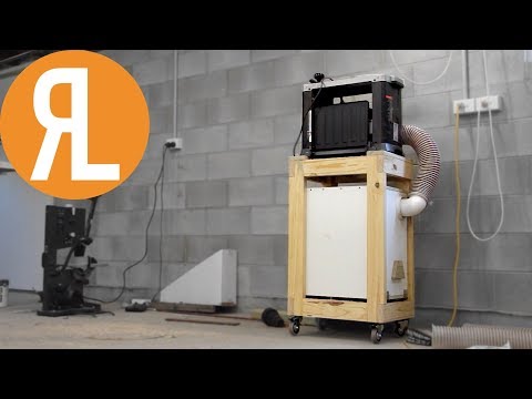 DIY Mobile Planer Cart With Built In Dust Collection