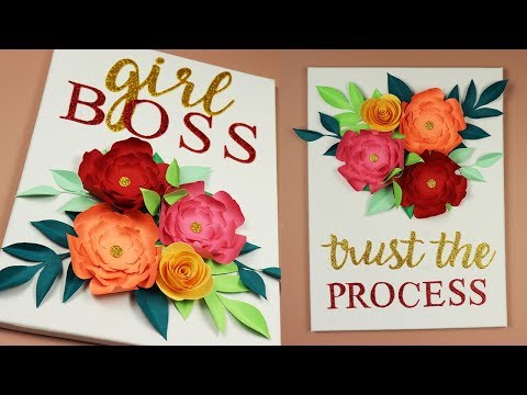 DIY Mother's Day Gift Idea | Paper Flower Wall Hanging