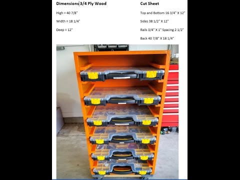 DIY Organizer for HarborFreight Storage Boxes