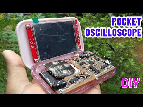 DIY Oscilloscope || ATmega328 based portable home made oscilloscope with ADC