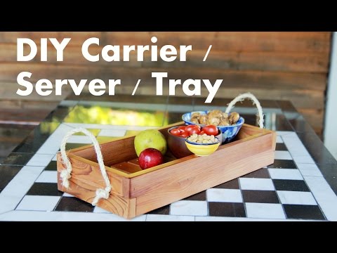 DIY Outdoor Picnic Tray &amp;amp; Table Centerpiece