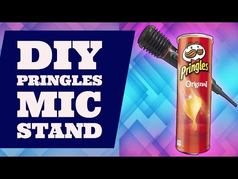 DIY PRINGLES MIC STAND LIFE HACK