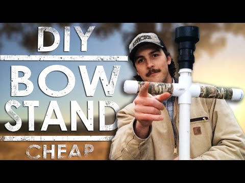 DIY PVC Bow Stand - Cheap and Easy | The Sticks Outfitter | EP. 15