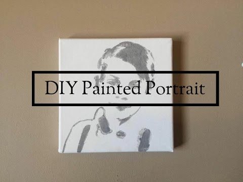 DIY Painted Portrait