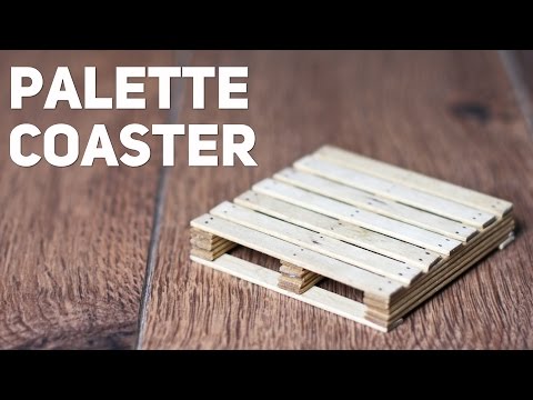 DIY Palette coaster