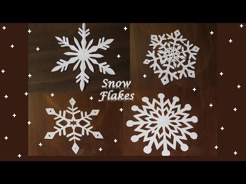 DIY Paper Snowflakes | Paper Snowflake - Winter craft