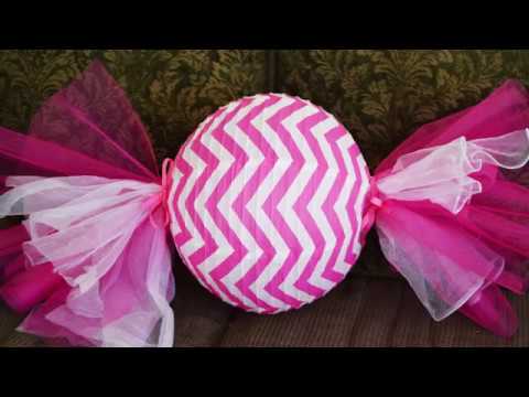 DIY Party Candy Decorative Paper Lantern Tutorial