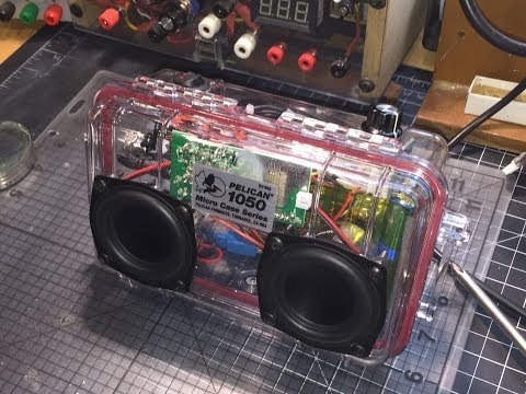 DIY Pelican 1050 Bluetooth Speaker Build Dayton Audio ND65-4