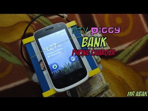 DIY Piggy Bank Smartphone Charger