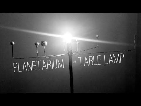 DIY Planetarium Table Lamp