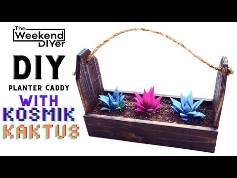 DIY Planter Caddy with Kosmik Kaktus!!! #SPSWC2020 @Sumo's Projects