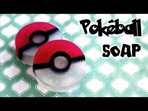 DIY Pokeball Soap // Pokemon Inspired Handmade Soap // DIY Soap Making // Pok&amp;eacute;mon DIY