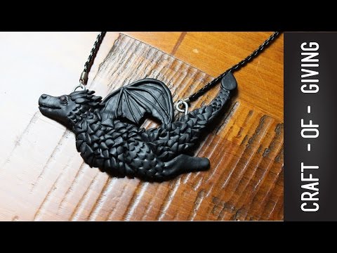 DIY Polymer Clay Game of Thrones Dragon Necklace #4 | Craft of Giving