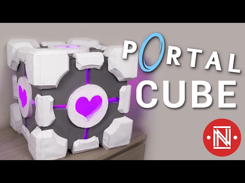 DIY Portal Companion Cube Box || How-to