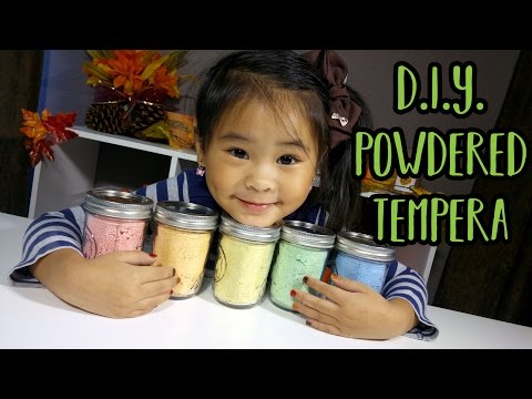 DIY Powdered Tempera Paint | Trolls Movie Inspired Craft