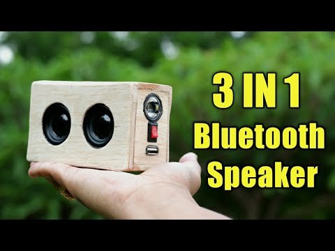 DIY Powerful 3 in 1 Mini Bluetooth Speaker