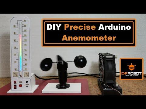 DIY Precise Arduino Anemometer with Linear Led Scale - DFRobot