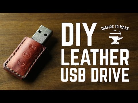 DIY Progects - Leather USB drive