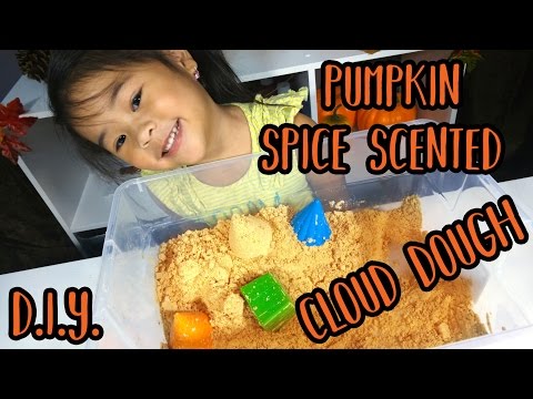 DIY Pumpkin Pie Scented Cloud Dough | Easy DIY Sensory Activity