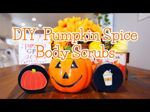 DIY Pumpkin Spice Body Scrubs 3 Ways! #fallDIY #PumpkinSpice