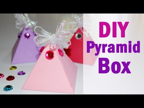 DIY Pyramid Gift Box - How to Make Easy Paper Box