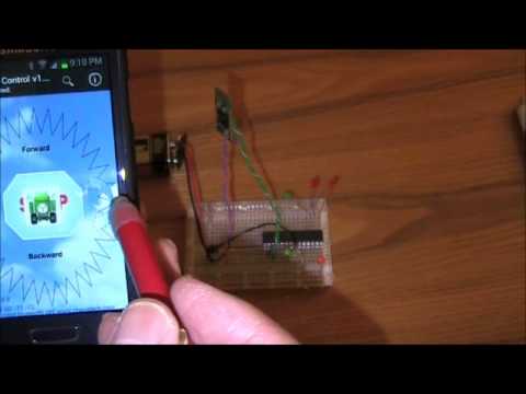DIY RC Robot with Your Android Phone Tutorial Part 1: from Android phone to the Microcontroller
