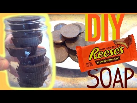 DIY REESE'S SOAPS!! WASH YOUR HANDS WITH CHOCOLATE!!