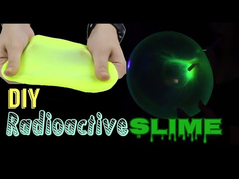 DIY Radioactive slime and radioactive bubbles!!