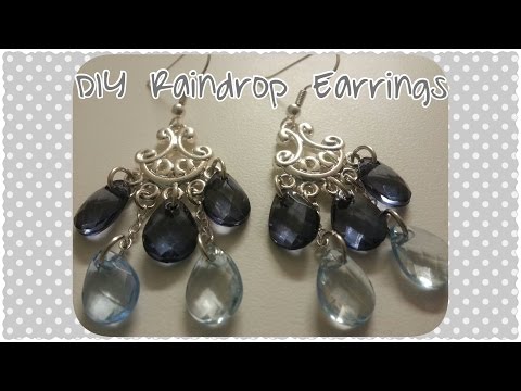 DIY Raindrop Chandelier Earrings