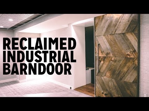 DIY Reclaimed Industrial Barn Door