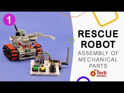 DIY Rescue Robot with Lego, Arduino and 3D Printed Parts - Part 1