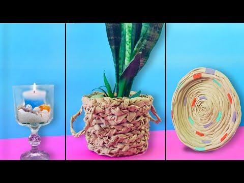 DIY Room Decor! 3 Diy Room Decorating Ideas | Diy Candle Holder, Flower Pot and More