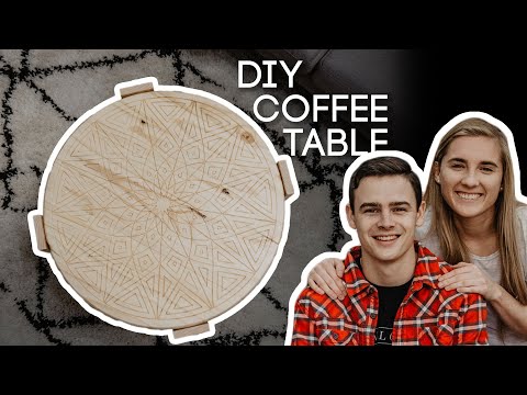 DIY Round Coffee Table | Woodworking