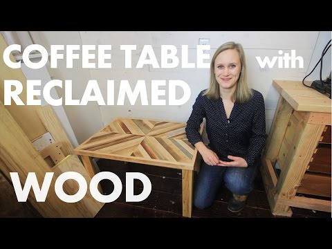 DIY Rustic Coffee Table w/ Reclaimed Wood